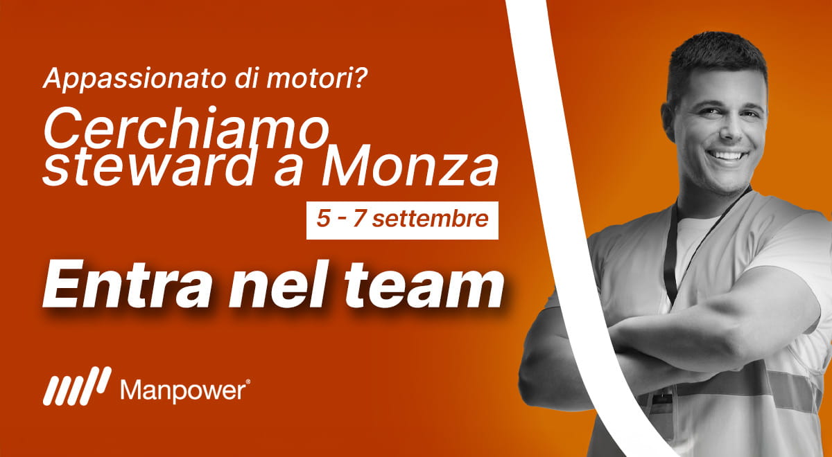 Appassionato di motori | Entra nel team | Cerchiamo steward a Monza 5-7 settembre