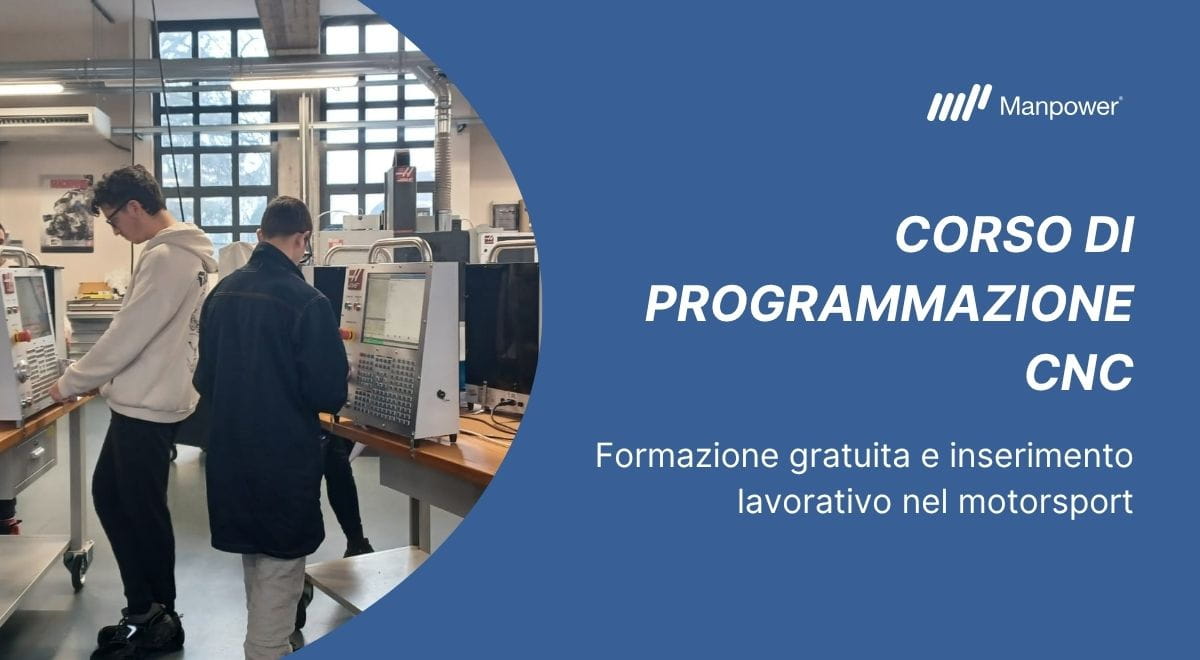 corso di programmazione cnc | formazione gratuita e inserimento lavorativo nel motorsport